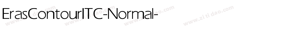 Eras ContourITC-Normal字体转换